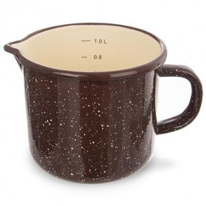 Orion Zománcozott bögre BROWN 12 cm kiöntő kép