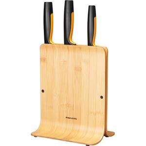 FISKARS Functional Form Bambusz blokk három késsel kép
