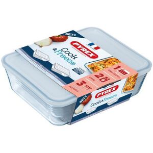 PYREX 912S951/7646 Ételtároló doboz szett, 1, 5 + 2, 6 l, 2 db kép