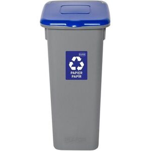 Igotrend Szelektív hulladékgyűjtő 53 l FLAP BIN, szürke/kék kép