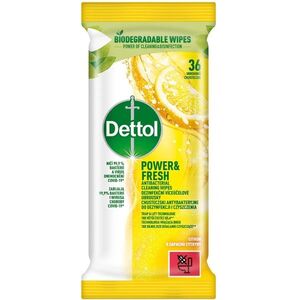DETTOL antibakteriális felülettisztító, citrom illatú, 36 darab kép