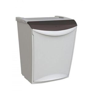 Denox Ekosystem Szelektív szemetes, 25 l, szürke - vegyes kép
