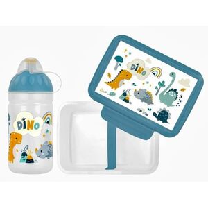 ZDRAVÁ LAHEV egészséges uzsonna + egészséges kulacs 0, 5 l DINO szett kép