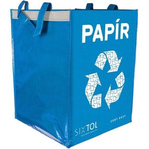 SIXTOL zsák szelektált hulladékhoz SORT EASY PAPÍR, 30 x 30 x 40 cm, 36 l kép