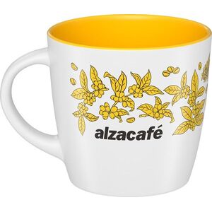AlzaCafé fehér kerámia, 320 ml kép
