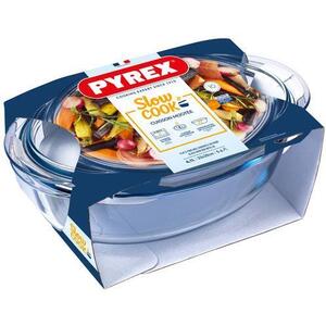 Pyrex, ovális, fedővel, 4, 1 l, üveg kép