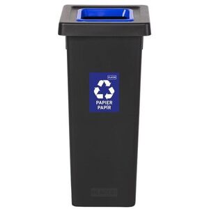 Igotrend 720003 szelektív szemetes, 53 l, FIT BIN, fekete/kék kép