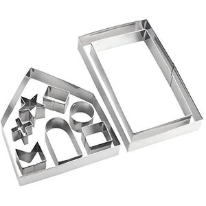Ruhhy 22905 Sütikiszúró készlet, 3D mézeskalács házikó forma kép
