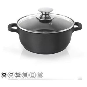 GRANDE Fazék, átmérő: 20 cm, üveg fedő kép