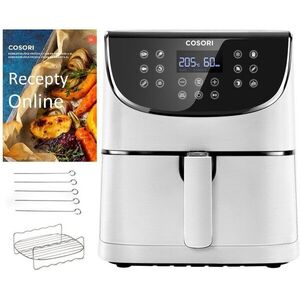 Cosori Premium 5, 5 L + 5× nyárs, grillrács - fehér kép
