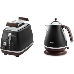 De'Longhi Icona Vintage Reggeliző kollekció - fekete (KBOV2001.BK & CTOV2103.BK) kép