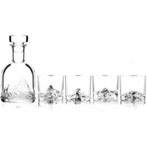 LIITON 270 ml-es pohár és 1 l-es whisky kancsó készlet, 5 darab, THE PEAKS kép