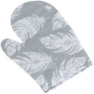 Bellatex 66/237 Adéla Edényfogó kesztyű, 28×18 cm, szürke tollak kép