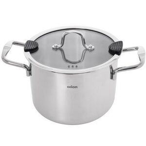 ORION Rozsdamentes acél edény VENICE 4, 6 l, üveg fedő kép