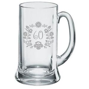 B.Bohemian Pintes söröskorsó 0, 5 l 60 éves jubileum virágos motívum kép