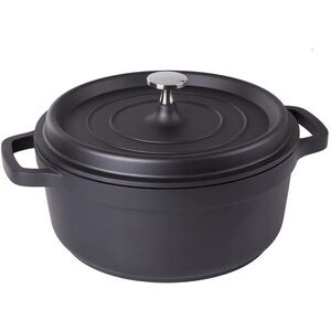 KingStyle, fedővel, tapadásmentes felület, 4 l, fekete kép