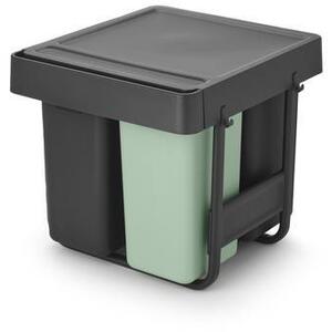 Brabantia Sort&Go 10 + 10 + 20 l Dark Grey kép