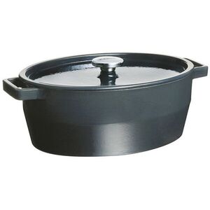 PYREX Ovális öntöttvas lábas 33 cm, 5, 8 l, kék kép