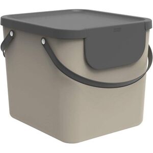 Rotho Hulladékválogató rendszer - ALBULA box, 40l, cappuccino kép