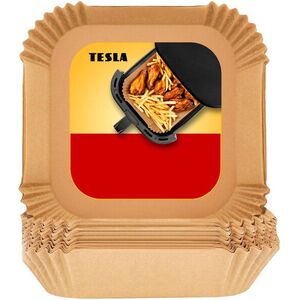 TESLA AirCook QB2058 Papírformák forrólevegős fritőzhöz, 20 × 20 cm, 100 darab kép