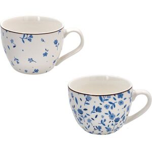 Tognana Sada hrnků 6 ks COTTAGE modro bílé 400 ml kép
