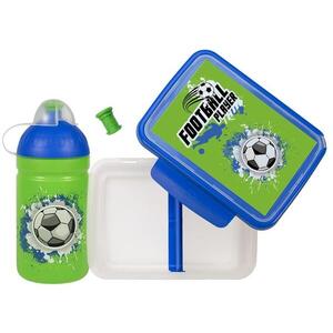 ZDRAVÁ LAHEV uzsonnás doboz + kulacs szett, 0, 5 l, focis kép