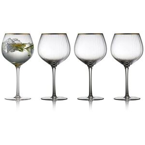 Lyngby Glas Gin & Tonic pohárkészlet, 650 ml, 4 db, Palermo Gold kép