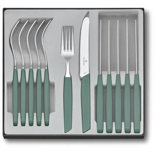Victorinox Swiss Modern Evőeszközkészlet - 12 db, zsályazöld kép