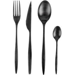 ORION evőeszközök Matt black 24 db, rozsdamentes acél kép