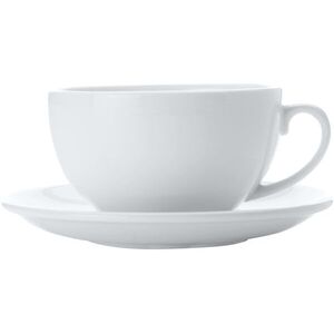 Maxwell & Williams WHITE BASICS Jumbo csésze és csészealj készlet, 2 darab kép
