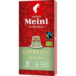 Julius Meinl Espresso Bio & Fairtrade Komposztálható (10x 5, 6 g/box) kép
