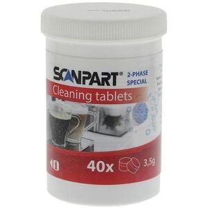 Scanpart tisztító tabletta kávéfőzőkhöz, 2-fázisú kép