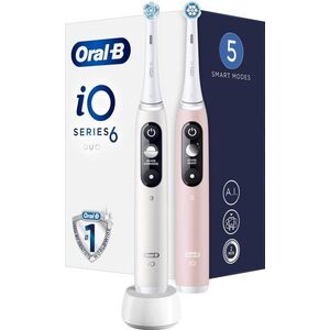 Oral-B iO 6 DUO fehér és rózsaszín kép