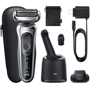 Braun Series 7 71-S7200cc ezüst borotva + Braun Series X XT5300 trimmer kép