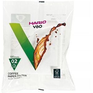 Hario papírfilter V60-02 (VCF-02-100W), fehér, 100db kép