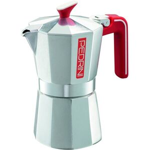 PEDRINI ECO BRILLANTATA MANICO ROSSO kávéfőző, 6 adag 300 ml kép