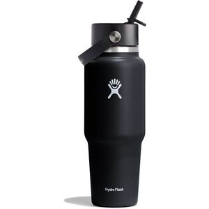 Hydro Flask Wide Flex Straw Travel Bottle Thermo kulacs, 946 ml, fekete kép