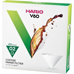 Hario papírfilter V60-02, fehér, 40 db kép