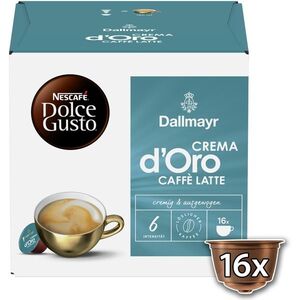 Dallmayr Crema d‘Oro CAFFE LATTE by NESCAFÉ Dolce Gusto kép