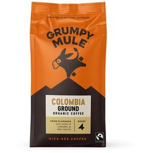 Grumpy Mule BIO Colombia SCA 84+, őrölt, arabica, 200 g kép