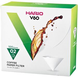 Hario V60-02 (VCF-02-100W) papír filter, fehér, 100db, BOX kép
