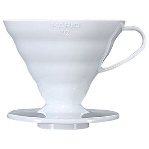 Hario Dripper V60-02, műanyag, fehér kép