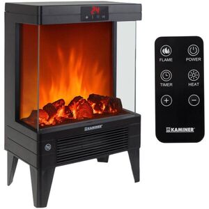 Kaminer 26400 Elektromos kandallókályha fűtés funkcióval, 2000W kép