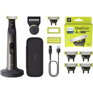 Philips OneBlade Pro 360 QP6652/61 + Philips OneBlade QP440/50 360 4 darab kép