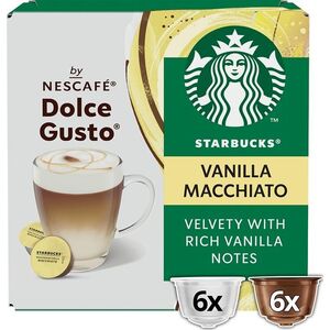 STARBUCKS® Madagascar Vanilla Macchiato by NESCAFÉ® Dolce Gusto® - 12 kapszula (6 adag) kép