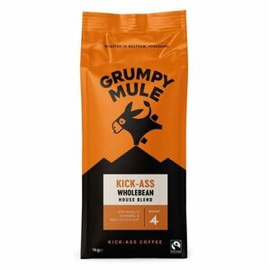 Grumpy Mule Kick Ass House Blend SCA 82+, Arabica, szemes, 1000 g kép