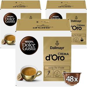 Dallmayr Crema d‘Oro by NESCAFÉ Dolce Gusto karton 3 × 16 db kép