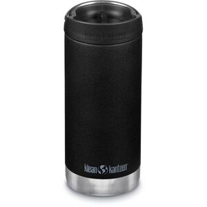 Klean Kanteen TKWide w/Café Cap, black, 355 ml kép