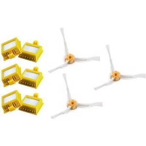 iRobot Roomba 3x2 HEPA filter készlet, 3 oldalkefe 7xx számára kép