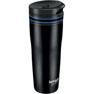 Lamart MANQ Thermo bögre 360 ml fekete/kék LT4050 kép